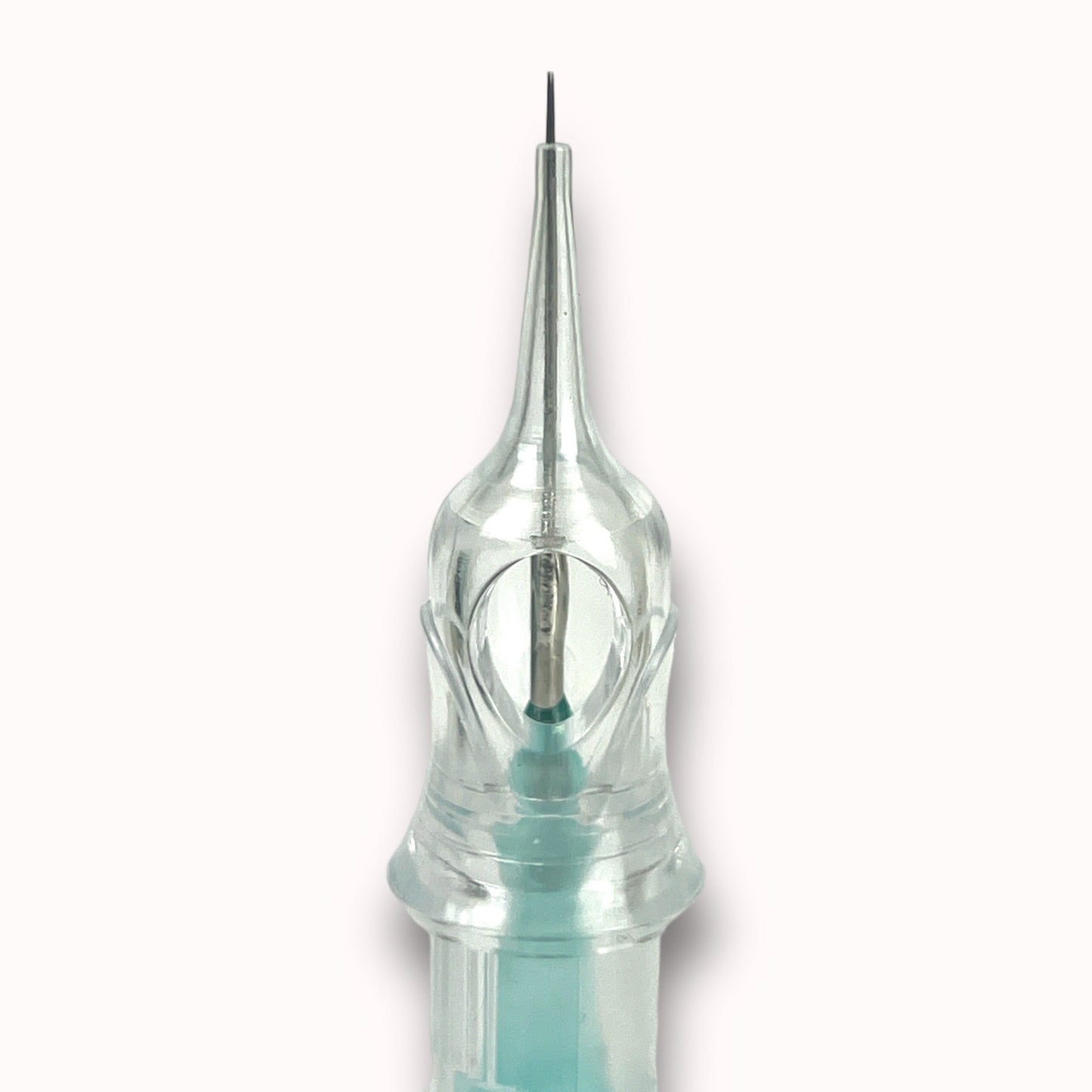 Bella3D Supreme Needles - PMU Cartridges showing a close-up of the fine needle tip and transparent cartridge body