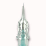 Bella3D Supreme Needles - PMU Cartridges showing a close-up of the fine needle tip and transparent cartridge body