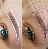 Brow White Gel Mapping Pen used to outline and shape eyebrows for precise microblading or permanent makeup application
