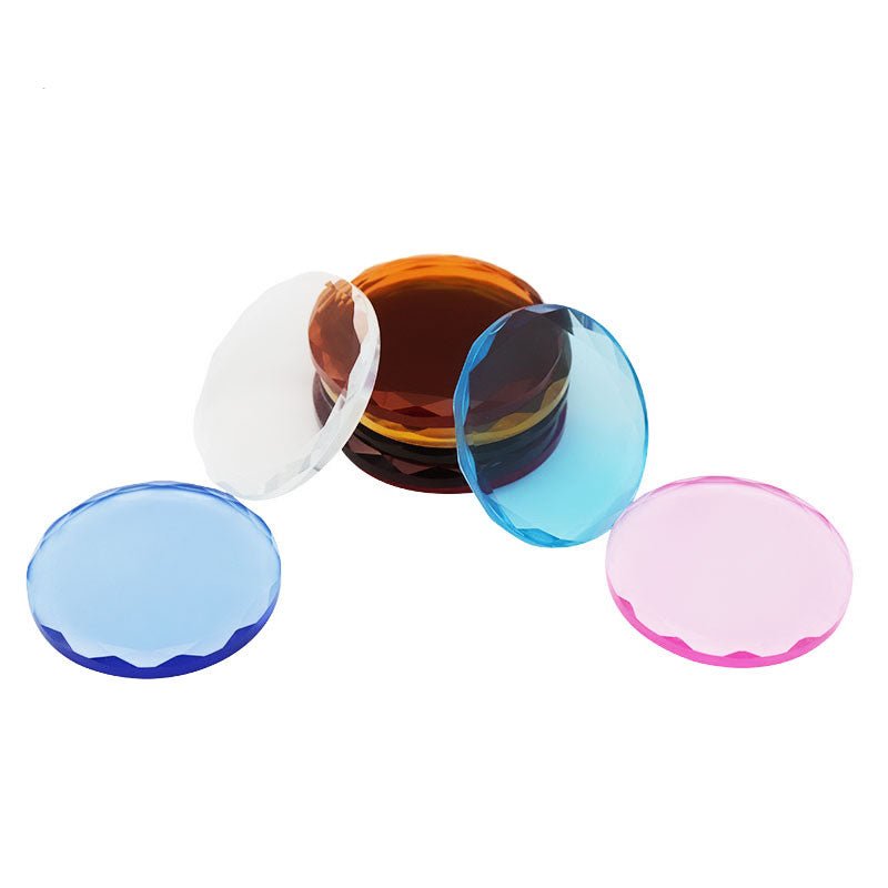 Crystal Lash Glue Stones in various colors for eyelash extension adhesive and microblading accessories use.