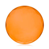 Bright orange faceted Crystal Lash Glue Stones for eyelash extension accessories and adhesive use