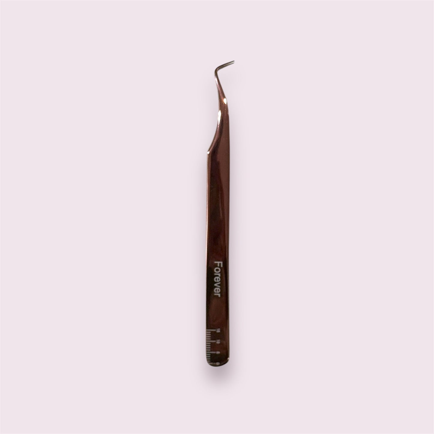 Forever - Volume Tweezer in rose gold color designed for precision handling of eyelash extensions accessories