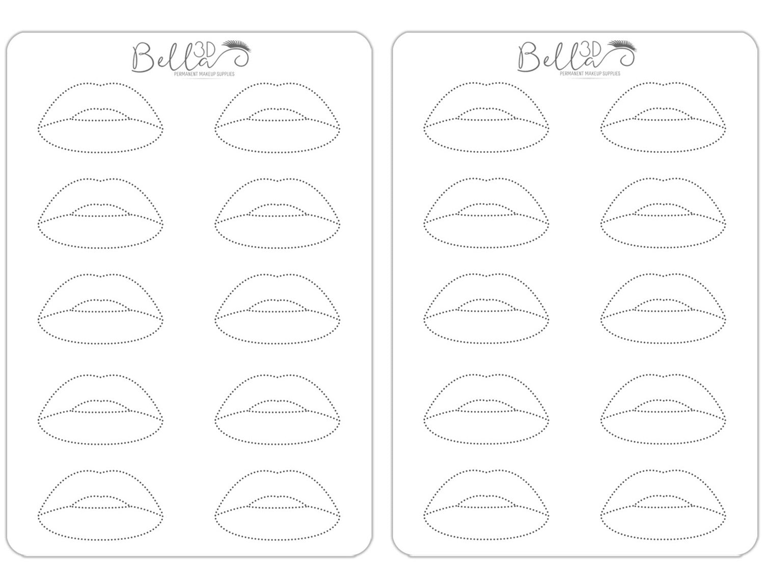 Lip Blushing Tattoo Practice Skin
