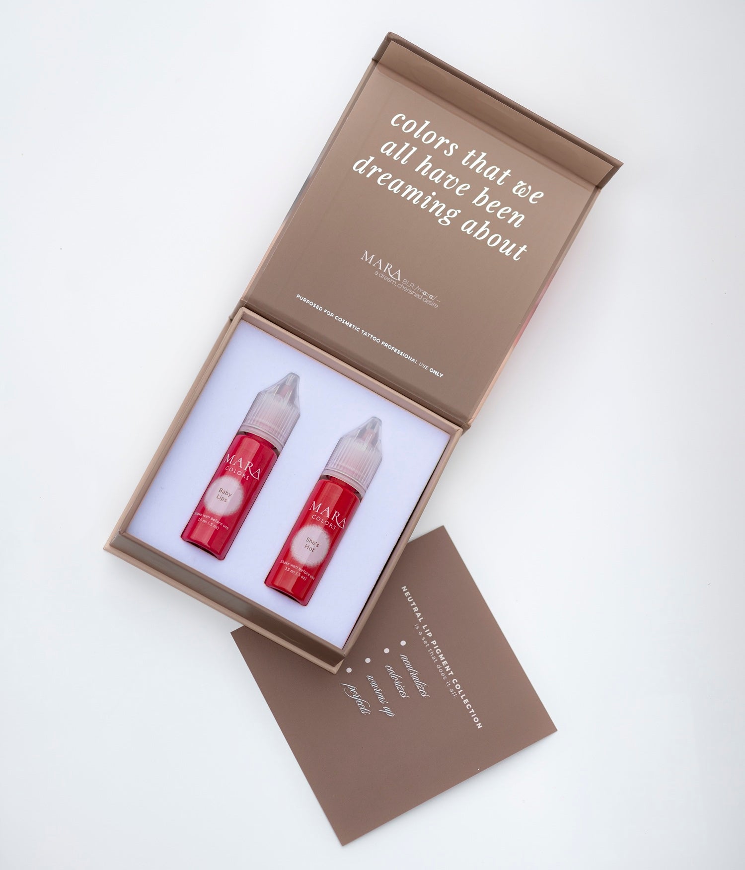 MARA Pro Neutral Lip Pigments Set
