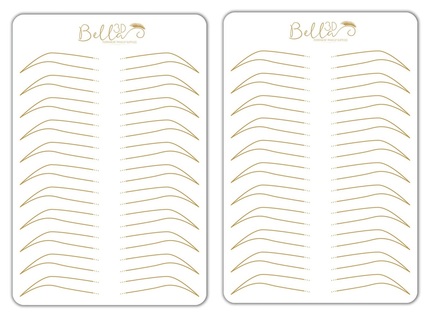 Ombre Brow Tattoo Practice Skin