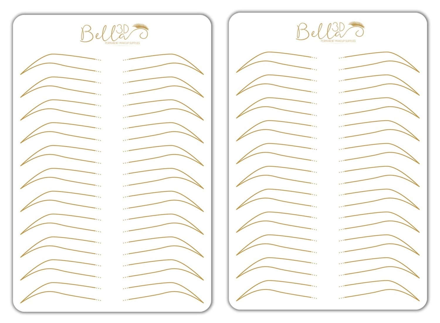Ombre Brow Tattoo Practice Skin