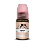 Tina Davies - I INK Brow Pigments bottle in grey color for microblading and permanent makeup supplies.