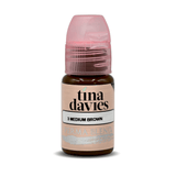 Tina Davies - I INK Brow Pigments bottle in medium brown shade for microblading and permanent makeup supplies