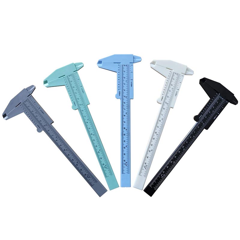 Vernier Caliper Measuring Tool set in multiple colors with clear measurement markings for precise measuring tasks