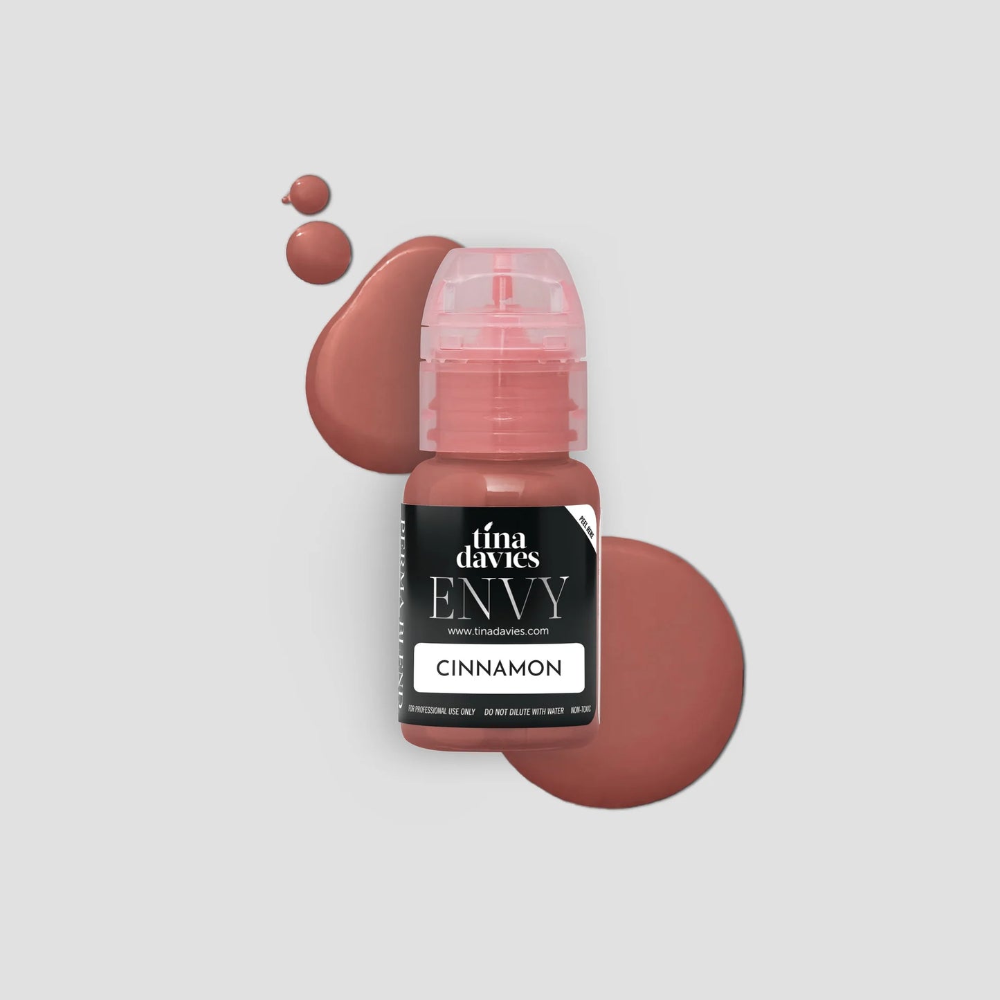 tina davies envy lip pigment bottle in cinnamon