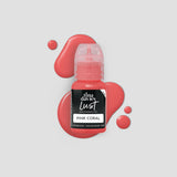 Bottle of Tina Davies Lust Pink Coral lip pigment